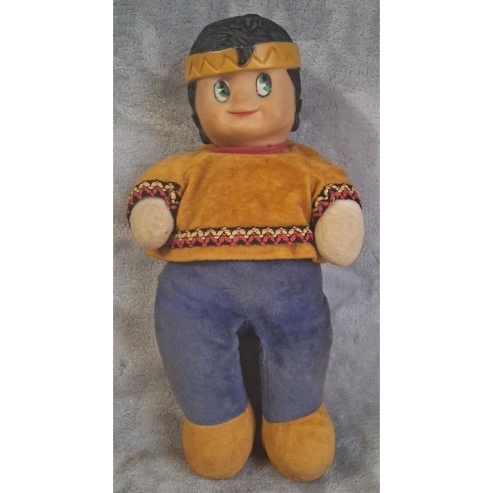 Vintage 1959 Knickerbocker Huckleberry Hound Toy Hanna-Barbera Plush 12 Inch